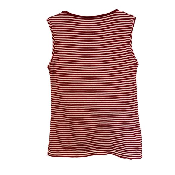 Salvatore Ferragamo Women’s 2 PC Preppy Nautical Striped Skirt Set L-XL - Picture 4 of 13